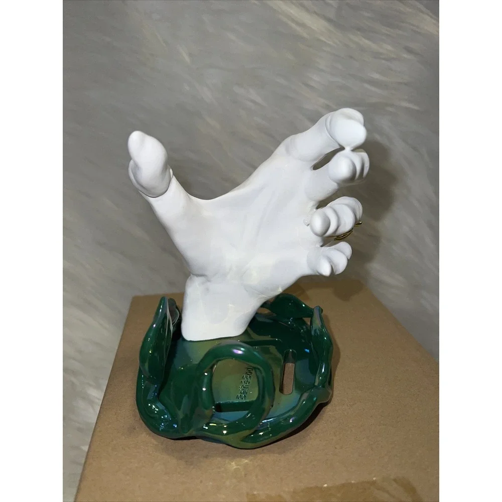 Bath & Body Works Soap Holder Halloween Evil Witch Ivy Hand With Spider Ring New
